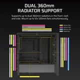 Corsair FRAME 4000D RS , Tower-Gehäuse schwarz, Tempered Glass