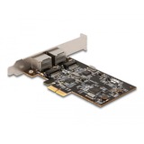 DeLOCK PCI Express x2 Karte auf 2 x RJ45 2,5 Gigabit, LAN-Adapter 