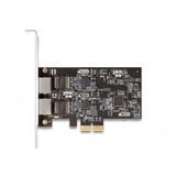 DeLOCK PCI Express x2 Karte auf 2 x RJ45 2,5 Gigabit, LAN-Adapter 