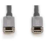 Digitus 4K USB-C AOC AV-Anschlusskabel schwarz, 20 Meter