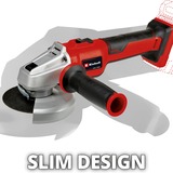 Einhell Akku-Winkelschleifer AXXIO 18/125 Q rot/schwarz, ohne Akku und Ladegerät