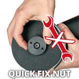 Einhell Akku-Winkelschleifer AXXIO 18/125 Q rot/schwarz, ohne Akku und Ladegerät