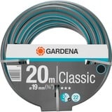GARDENA Classic Schlauch 19mm (3/4") grau/türkis, 20 Meter