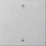 Gira Wippe einfach mit Pfeilsymbolen System 55 Bedienwippe Ersatz aluminium, Retail