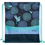 Herlitz SoftLight Plus Bloomy Birds, Schulranzen dunkelblau/türkis, inkl. befülltem 16 tlg. Schüleretui, Faulenzermäppchen, Sportbeutel