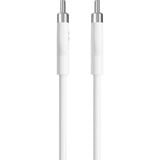 Hyper USB Silikon Ladekabel, USB-C Stecker > USB-C Stecker weiß, 1,5 Meter, PD 3.0, Laden mit bis zu 60 Watt