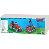 Jamara Ride-on Traktor Big Wheel, Kinderfahrzeug rot/grau, 12 V