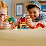 LEGO 21179 Minecraft Das Pilzhaus, Konstruktionsspielzeug Spielzeug ab 8 Jahren, Geschenk für Kinder mit Figuren von Alex, Mooshroom & Spinnenreiter, Kinderspielzeug