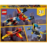 LEGO 31124 Creator 3-in-1 Super-Mech, Konstruktionsspielzeug Roboter, Drache Figur, Flugzeug
