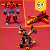 LEGO 31124 Creator 3-in-1 Super-Mech, Konstruktionsspielzeug Roboter, Drache Figur, Flugzeug