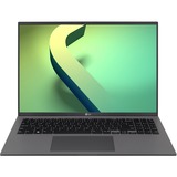 LG gram 16Z90Q-G.AA79G, Notebook grau, Windows 11 Home 64-Bit, 1 TB SSD