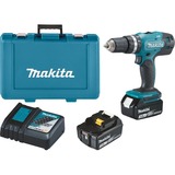 Makita Akku-Schlagbohrschrauber DHP453RFE, 18Volt blau/schwarz, 2x Li-Ion Akku 3,0Ah, Koffer