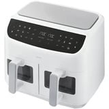 Medion Doppel Heißluftfritteuse Life P20 MD11760 XXL weiß, 2.600 Watt, 2 Körbe je 4,35 Liter