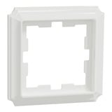 Merten D-Antik Rahmen einfacher Rahmen weiß (glänzend), Retail