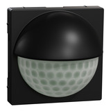 Merten Präsenzmelder schwarz matt 180 Grad Erfassungswinkel 2,20 Meter Montagehöhe, Bewegungsmelder schwarz (matt), Retail