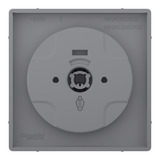 Merten Zentralplatte Edelstahl lackiert aus Thermoplast edelstahl, Retail