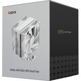 Ocypus Delta A40 Elite Dual Fan, CPU-Kühler weiß, 120 mm