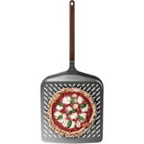 Ooni Signature Perforierter Pizzaheber 14" , Grillbesteck silber/schwarz, für Pizzen bis ca. Ø 36cm