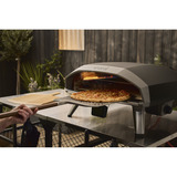 Ooni Signature Perforierter Pizzaheber 14" , Grillbesteck silber/schwarz, für Pizzen bis ca. Ø 36cm