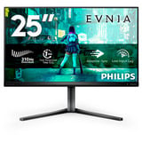 Philips Evnia 25M2N3200U, Gaming-Monitor 62.2 cm (24.5 Zoll), dunkelgrau, FullHD, Fast-IPS, HDMI, DP, 300Hz Panel