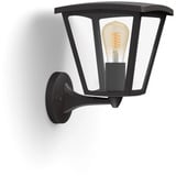 Philips HUE White Inara Outdoor Wandleuchte, LED-Leuchte schwarz