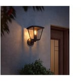 Philips HUE White Inara Outdoor Wandleuchte, LED-Leuchte schwarz