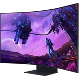 SAMSUNG Odyssey Ark, Gaming-Monitor 139 cm (55 Zoll), schwarz, UltraHD/4K, HDMI 2.1, Free-Sync, 165Hz Panel