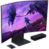 SAMSUNG Odyssey Ark, Gaming-Monitor 139 cm (55 Zoll), schwarz, UltraHD/4K, HDMI 2.1, Free-Sync, 165Hz Panel