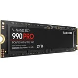 Samsung 990 PRO 2 TB, SSD PCIe 4.0 x4, NVMe 2, M.2 2280, intern