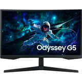 Samsung Odyssey G5 S27CG554EU, Gaming-Monitor 68 cm (27 Zoll), schwarz, QHD, VA, Curved, DP, HDMI, 165Hz Panel