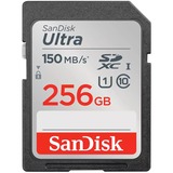 SanDisk Ultra 256 GB SDXC, Speicherkarte schwarz, UHS-I U1, Class 10