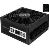 SilverStone SST-SX1000-LPT Platinum v1.1, PC-Netzteil schwarz, 6x PCIe, Kabel-Management, 1000 Watt