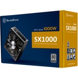 SilverStone SST-SX1000-LPT Platinum v1.1, PC-Netzteil schwarz, 6x PCIe, Kabel-Management, 1000 Watt