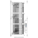 Thermaltake AX500 , Big-Tower-Gehäuse weiß, Tempered Glass