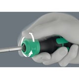 Wera Kraftform Kompakt 26 RA-R mit Tasche, Bit-Satz schwarz/grün, 6-teilig, 1/4", mit Ratschenfunktion und Rapidaptor Schnellwechselfutter