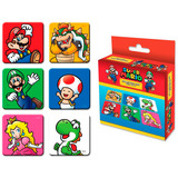 AK Tronic Software & Services Super Mario – Mario and Crew 6er Set, Untersetzer 