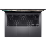 Acer Chromebook 514 (CB514-1W-P0Y5), Notebook grau, Google Chrome OS, 128 GB SSD