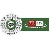 Bosch Akku-Luftpumpe UniversalPump 18V Set grün/schwarz, Li-Ionen Akku 2,0Ah, POWER FOR ALL ALLIANCE