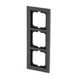 Busch-Jaeger Abdeckrahmen dreifach, Abdeckung grau, Retail