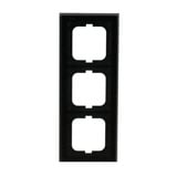 Busch-Jaeger Abdeckrahmen dreifach, Abdeckung grau, Retail