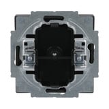 Busch-Jaeger Zentralscheibe mit Tragring, Blindabdeckung, matt, Kunststoff, Unterputz, 71x71 mm schwarz (matt), Retail