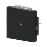 Busch-Jaeger Zentralscheibe mit Tragring, Blindabdeckung, matt, Kunststoff, Unterputz, 71x71 mm schwarz (matt), Retail