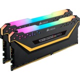 Corsair DIMM 32 GB DDR4-3200 (2x 16 GB) Dual-Kit, Arbeitsspeicher schwarz, CMW32GX4M2E3200C16-TUF, Vengeance RGB PRO, INTEL XMP