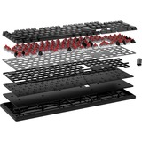Corsair K70 Core RGB, Gaming-Tastatur schwarz/grau, DE-Layout, Corsair Red