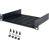 Digitus 254 mm (10") Fachboden schwarz, 1 Höheneinheit