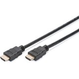 Digitus HDMI High Speed Kabel mit Ethernet, 10er Pack schwarz, 2 Meter