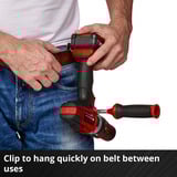 EINHELL Akku-Schlagbohrschrauber TE-CD 18/48 Li, 18Volt schwarz, 2x Li-Ionen Akku 2,0Ah