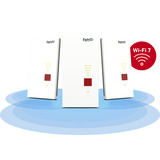 FRITZ! Mesh-Set 2700 3er-Pack, Repeater weiß/grau, Wi-Fi 7 mit bis zu 6,5 GBit/s