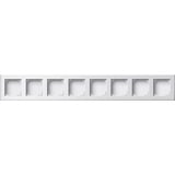 Gira Gehäuse achtfach Aufputzgehäuse für Unterputzgerät weiß, Retail