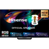 Hisense 65UR8DS RGB MiniLED, LED-Fernseher 164 cm (65 Zoll), schwarz/dunkelgrau, UltraHD/4K, Hi-View AI Engine RGB, 180Hz Panel